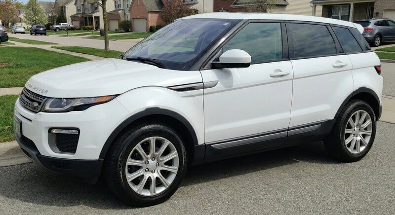 Extérieur Range Rover Evoque après detailing